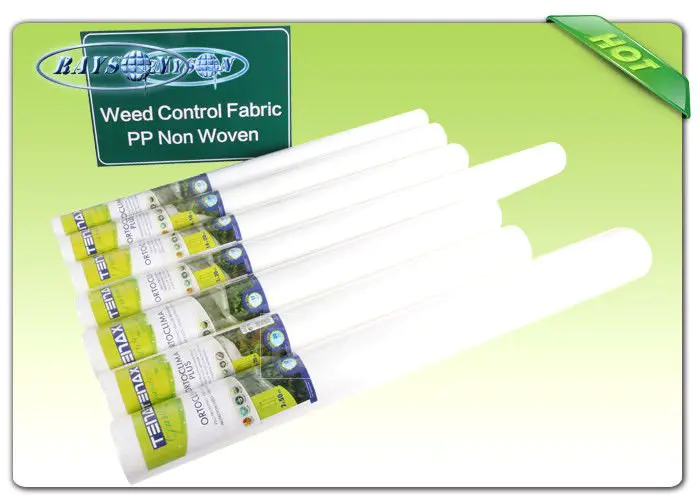 Chemical free and light weight 60gram pp non woven weed barrier fabric with UV treated