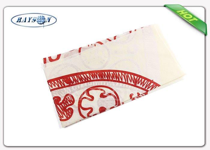 Square Heat Resistant Colored Dayed 45gsm Non Woven Cloth Used For Dinning