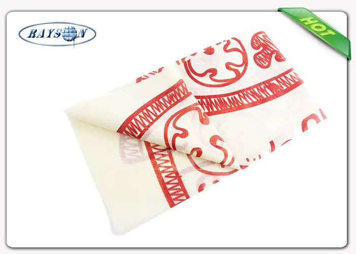 Full Size Printing 40g To 60g Europe Market Non Woven Tnt Table Cloth For Banquet Used