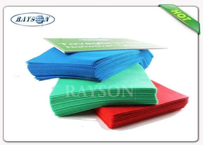 Custom Examination Various Color  38g to 70g Dining Non Woven Table Cover  For  Promotion Sale