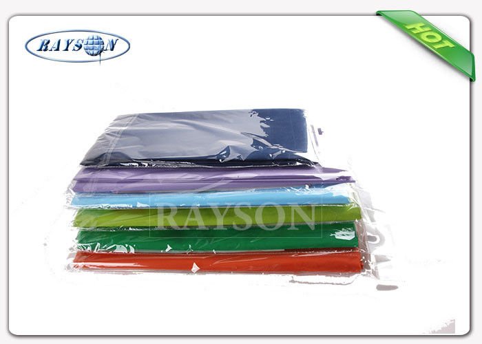 Eco-friendly Disposable 1m*1m 100% Polypropylene Spunbond Non Woven Table Cloth Runner Made In China